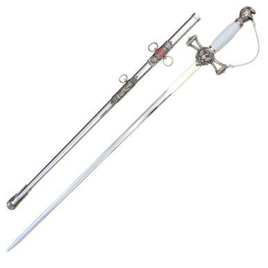 Knights of St. John Masons Sword Silver