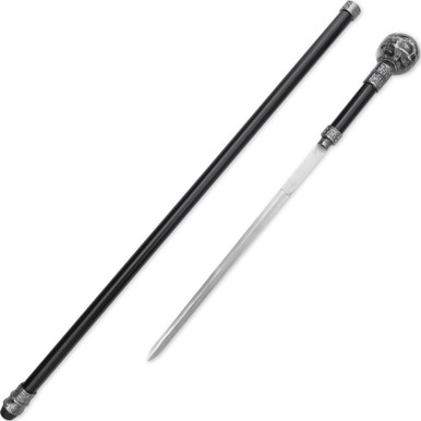 Faces of Evil Hidden Sword Functional Walking Cane - Kaswords.com