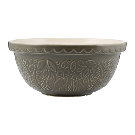 In The Forest Fox Grey Mixing Bowl, 29cm/ 4 Litre In The Forest Fox Grey Mixing Bowl, 29cm/ 4 Litre