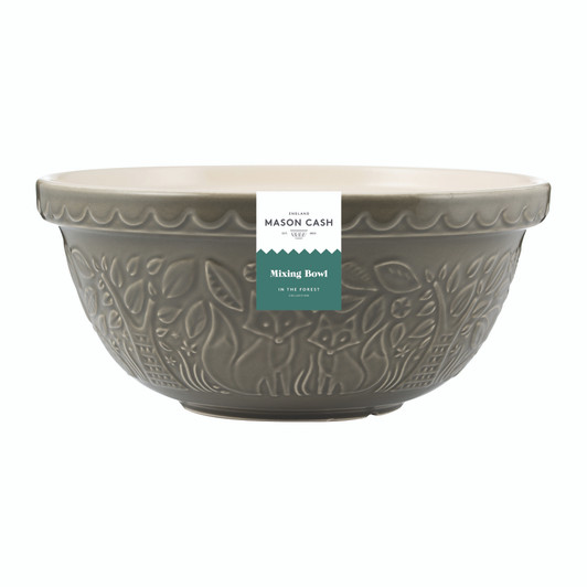 In The Forest Fox Grey Mixing Bowl, 29cm/ 4 Litre In The Forest Fox Grey Mixing Bowl, 29cm/ 4 Litre