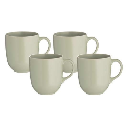 Classic Collection Green Set of 4 Mugs, 400ml Classic Collection Green Set of 4 Mugs, 400ml