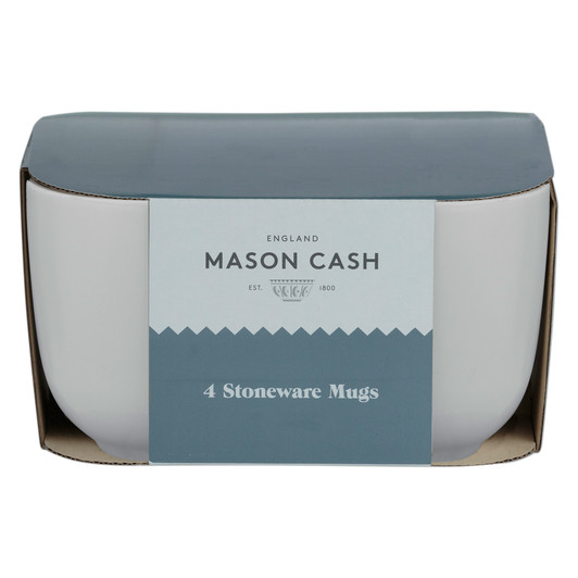 Classic Collection Cream Set of 4 Mugs, 400ml Classic Collection Cream Set of 4 Mugs, 400ml