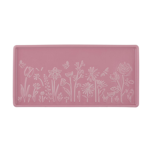 In The Meadow Pink Rectangle Platter, 30 x 15 x 2cm In The Meadow Pink Rectangle Platter, 30 x 15 x 2cm