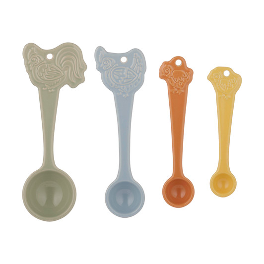 Home To Roost Set of 4 Measuring Spoons