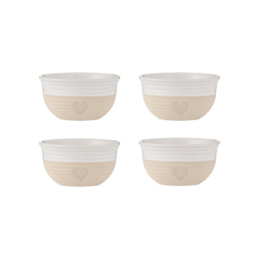 Rustic Charm Set of 4 Mini Bowls, 9.5 x 5cm / 150cm Rustic Charm Set of 4 Mini Bowls, 9.5 x 5cm / 150cm