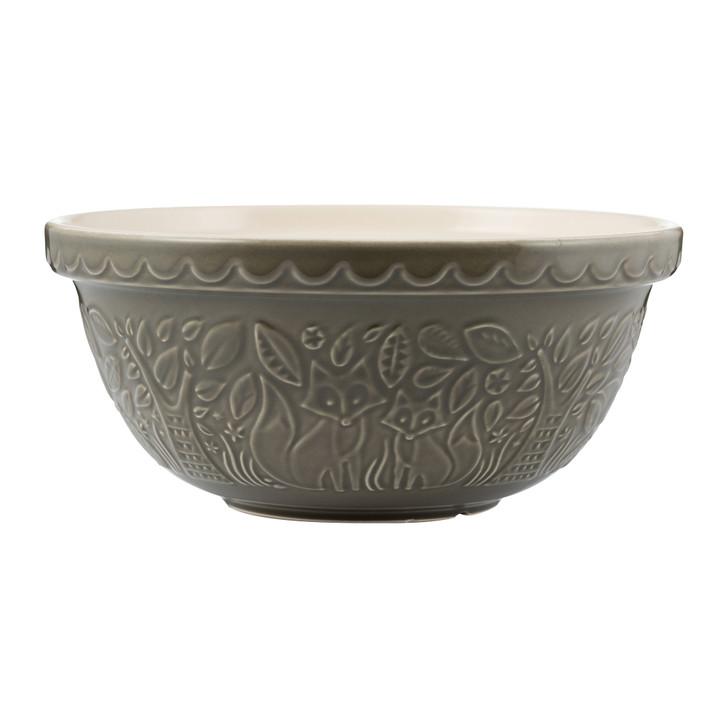 In The Forest Fox Grey Mixing Bowl, 29cm/ 4 Litre