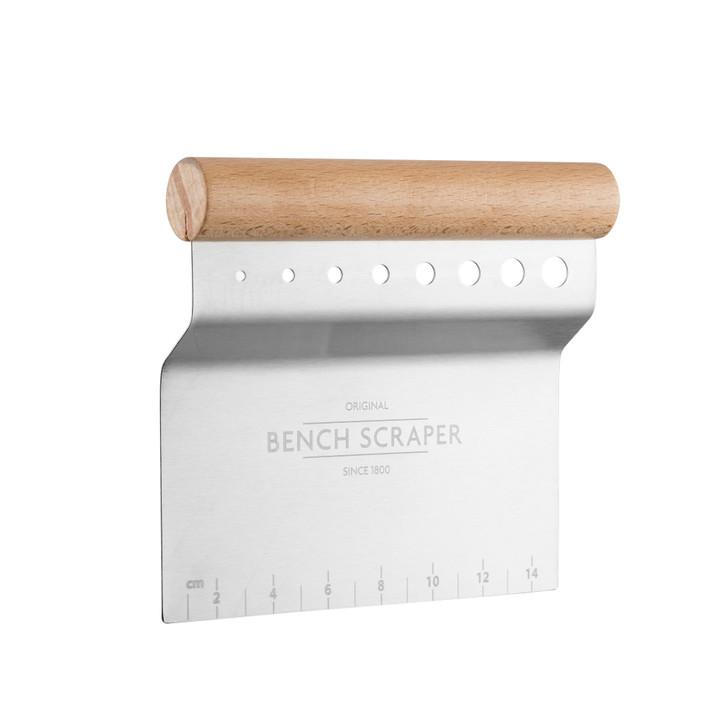 Innovative Kitchen Bench Scraper, 15 x 14 x 2.5cm - Stainless Steel