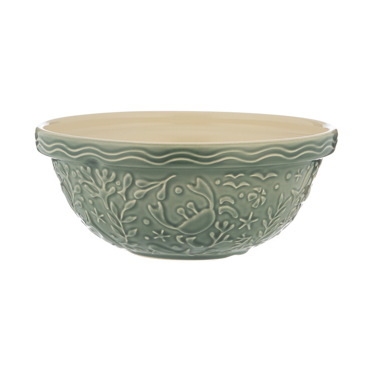 Nautical Grey Crab Mixing Bowl, 26cm/2.7 Litre