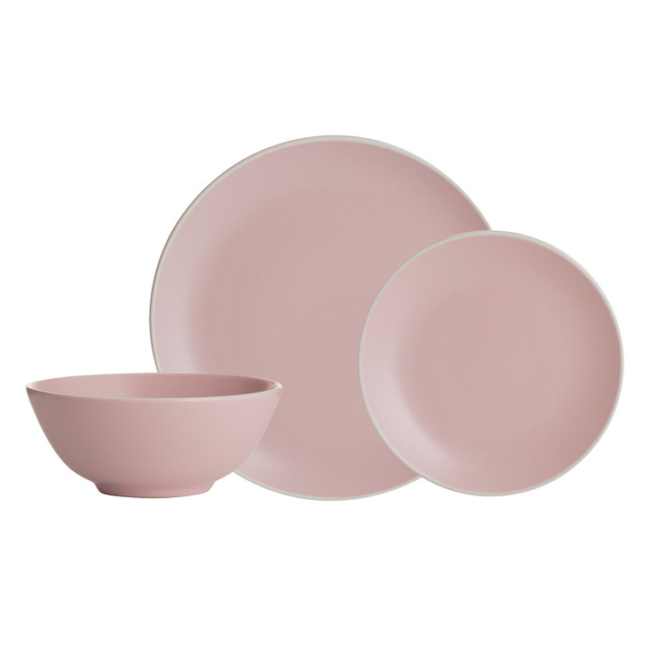 Classic Collection Pink 12 Piece Dinner Set