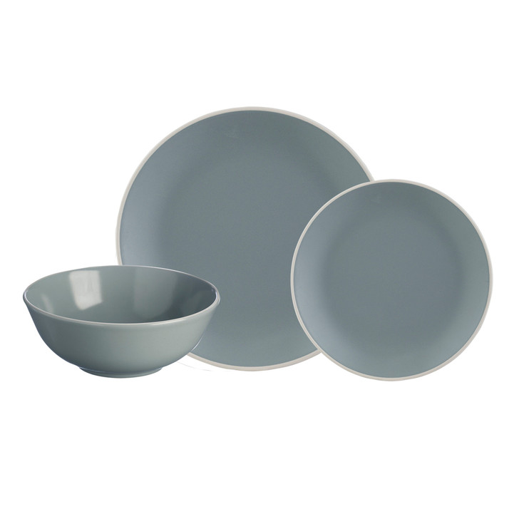 Classic Collection Grey 12 Piece Dinner Set