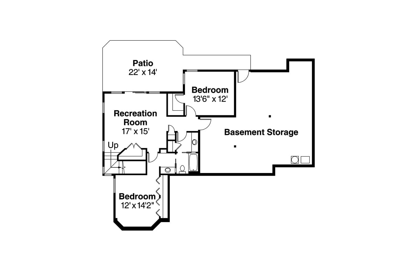Secondary Image - Craftsman House Plan - Worthington 30-594 - 2nd Floor Plan 