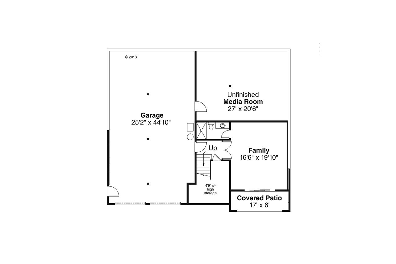 Prairie House Plan - Alpenglow 31-115 - 2nd Floor Plan 