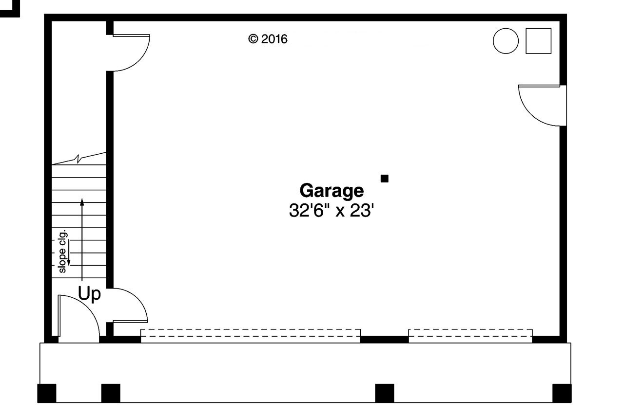 European House Plan - 20-199 - 1st Floor Plan 