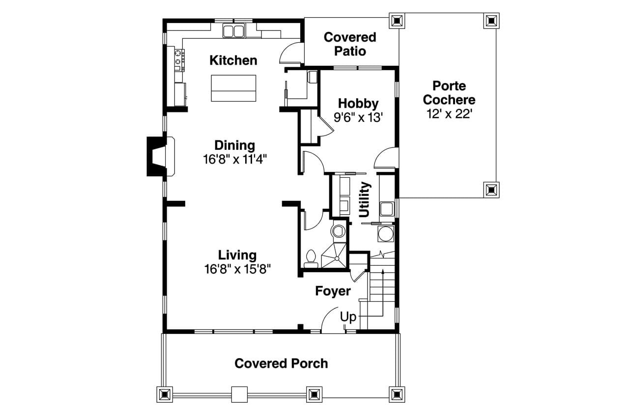 The Arched 4 Bedroom Bungalow House Plan – David Chola – Architect