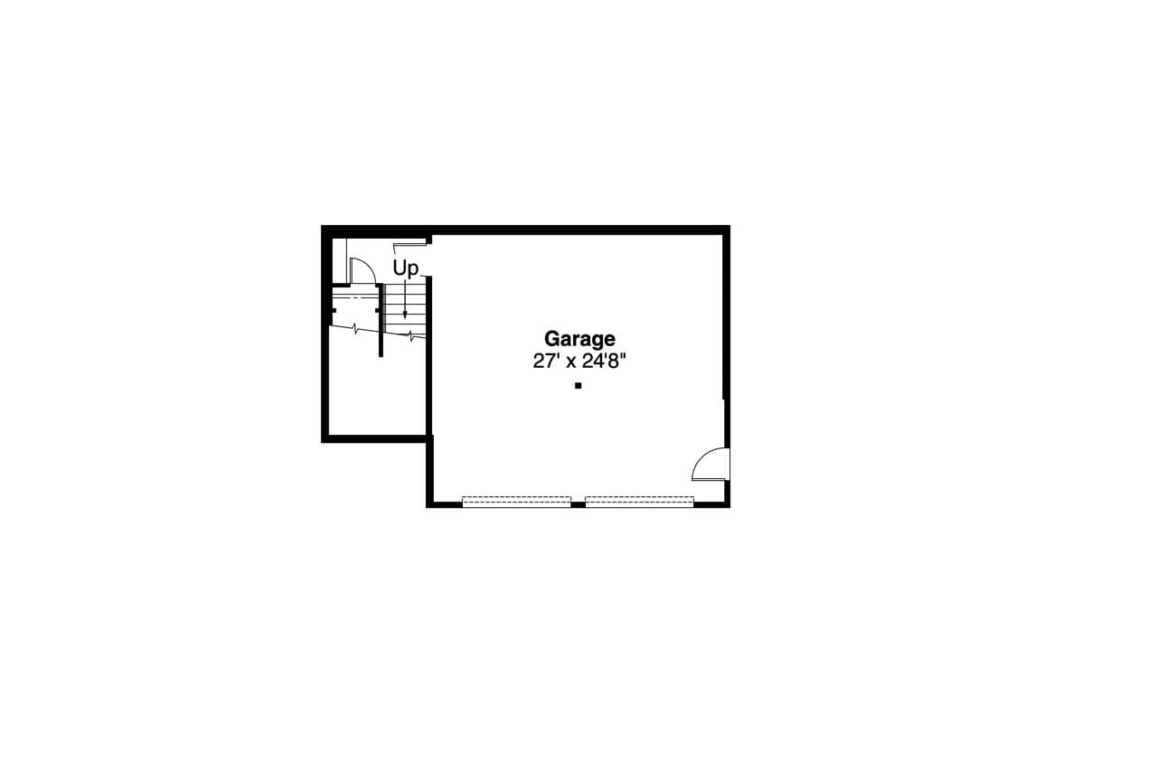 Craftsman House Plan - Kelseyville 30-476 - Basement Floor Plan 