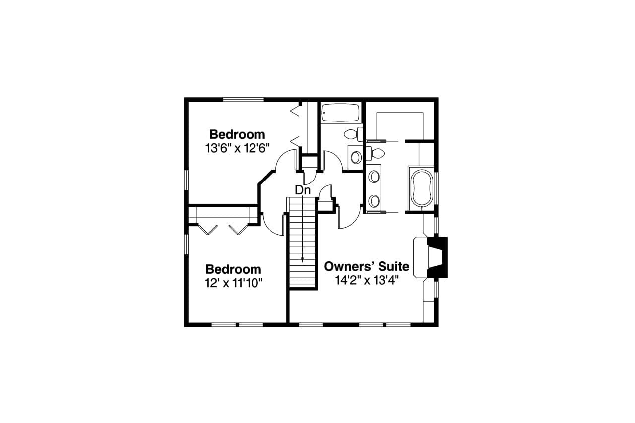 Country House Plan - Pine Hill 30-791 - 2nd Floor Plan 