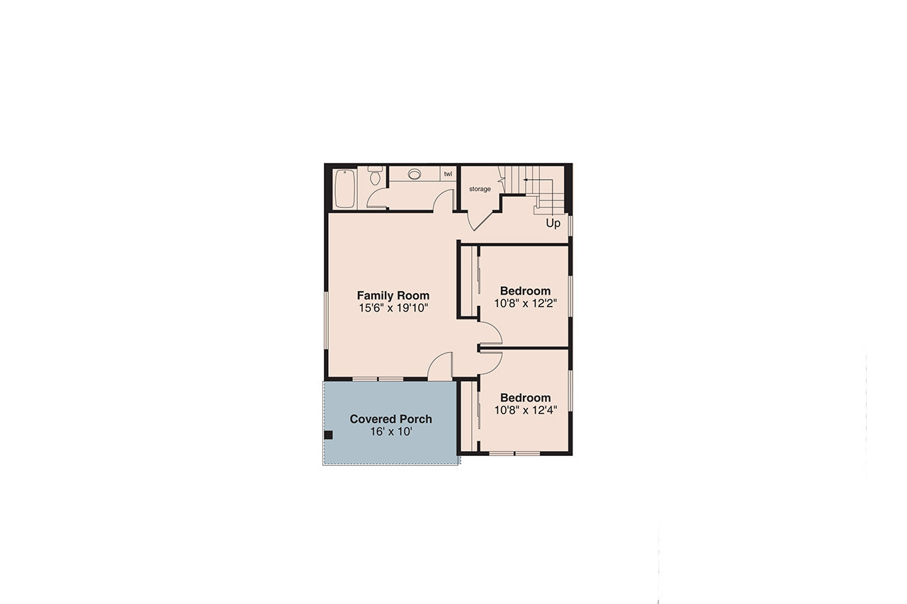 Prairie House Plan - Eliot 31-402 - Basement Floor Plan 