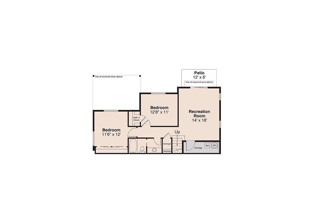 Modern House Plan - Carmine 31-410 - Basement Floor Plan 