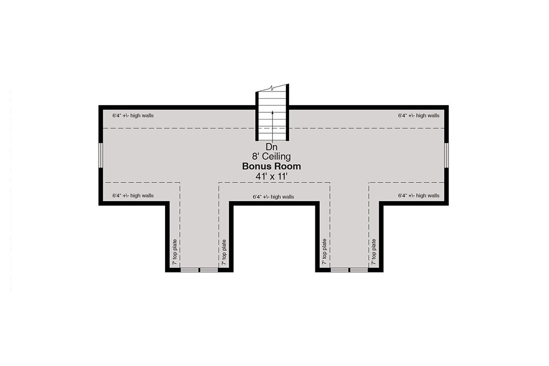 Farmhouse House Plan - Laurel Creek 31-447 - 2nd Floor Plan 