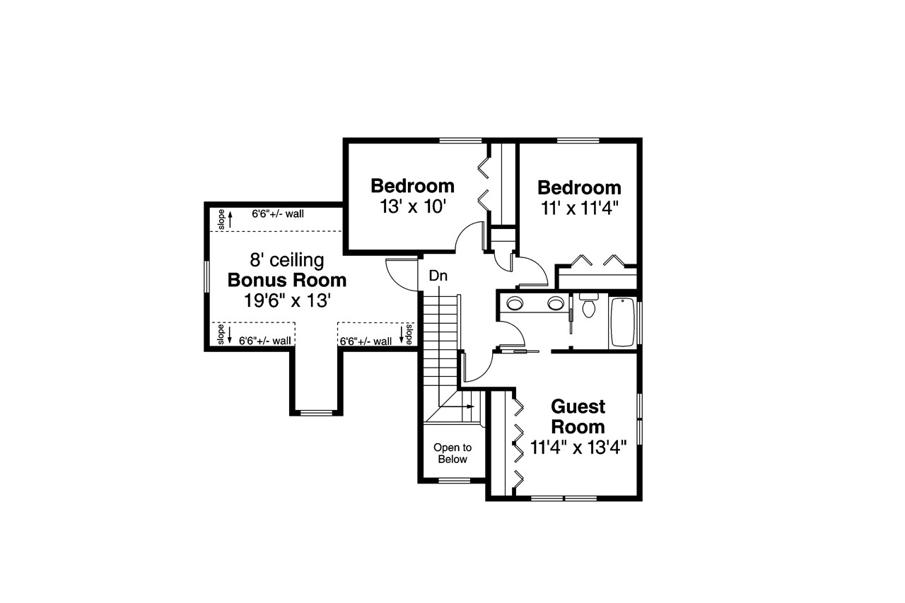 Secondary Image - Country House Plan - Kokanee 31-202 - 2nd Floor Plan 
