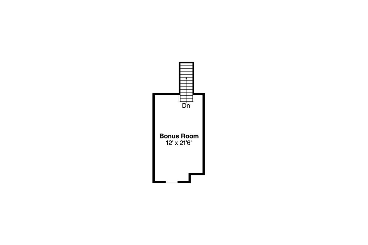 Secondary Image - Ranch House Plan - Andover 30-824 - 2nd Floor Plan 