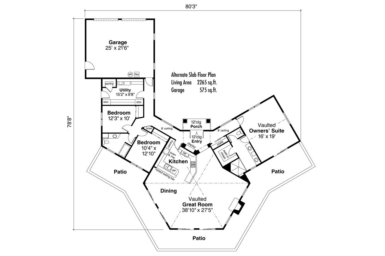 Secondary Image - Mediterranean House Plan - Rosabella 11-137 - Optional Floor Plan Secondary Image - Mediterranean House Plan - Rosabella 11-137 - Optional Floor Plan