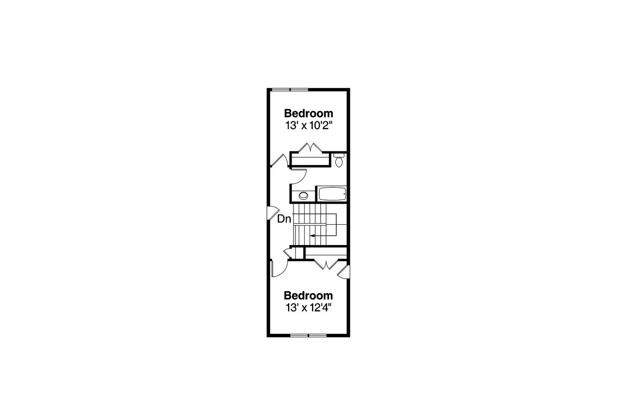 Secondary Image - Bungalow House Plan - Markham 30-575 - 2nd Floor Plan 