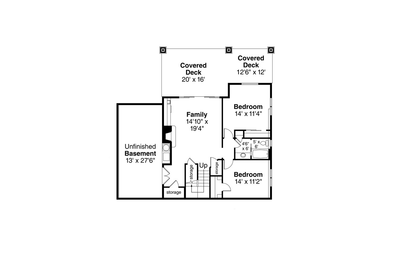 Modern House Plan - Carbondale 31-126 - 2nd Floor Plan 