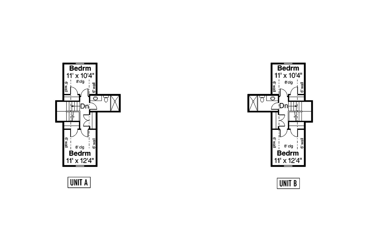 Secondary Image - Craftsman House Plan - Archwood 60-048 - 2nd Floor Plan 