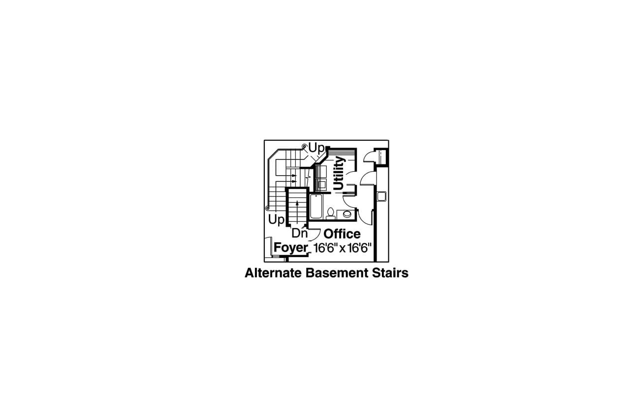 Craftsman House Plan - Bethany 30-272 - Basement Floor Plan 