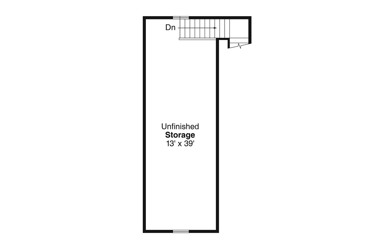 Country House Plan - Garage 20-154 - 2nd Floor Plan 