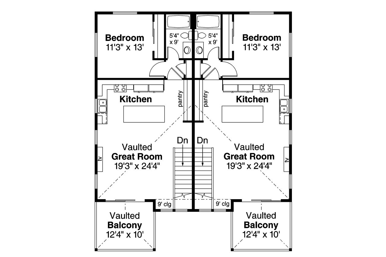 Duplex Plan Dalian - Third Floor Plan - Other Floor Plan 