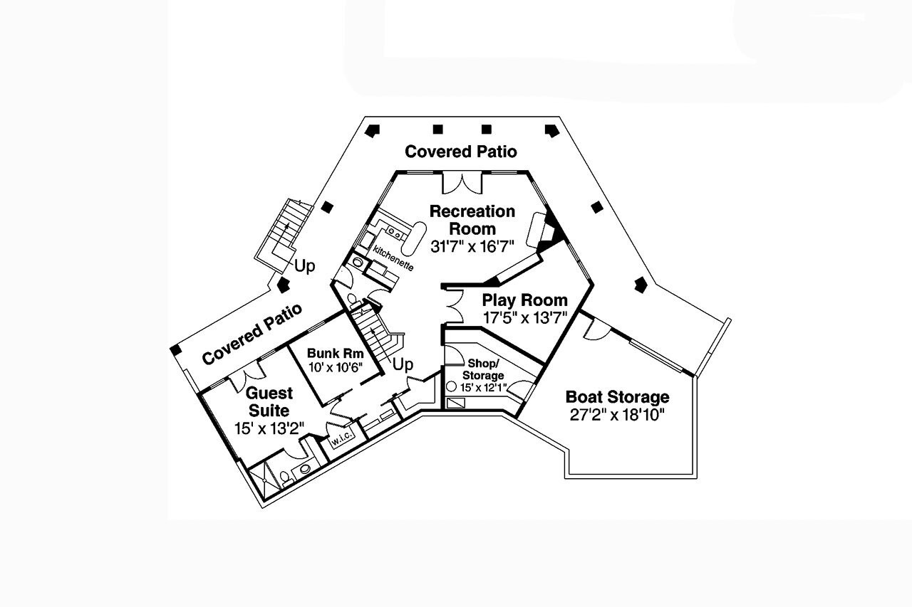 Southern House Plan - Alder Springs 10-549 - 2nd Floor Plan 