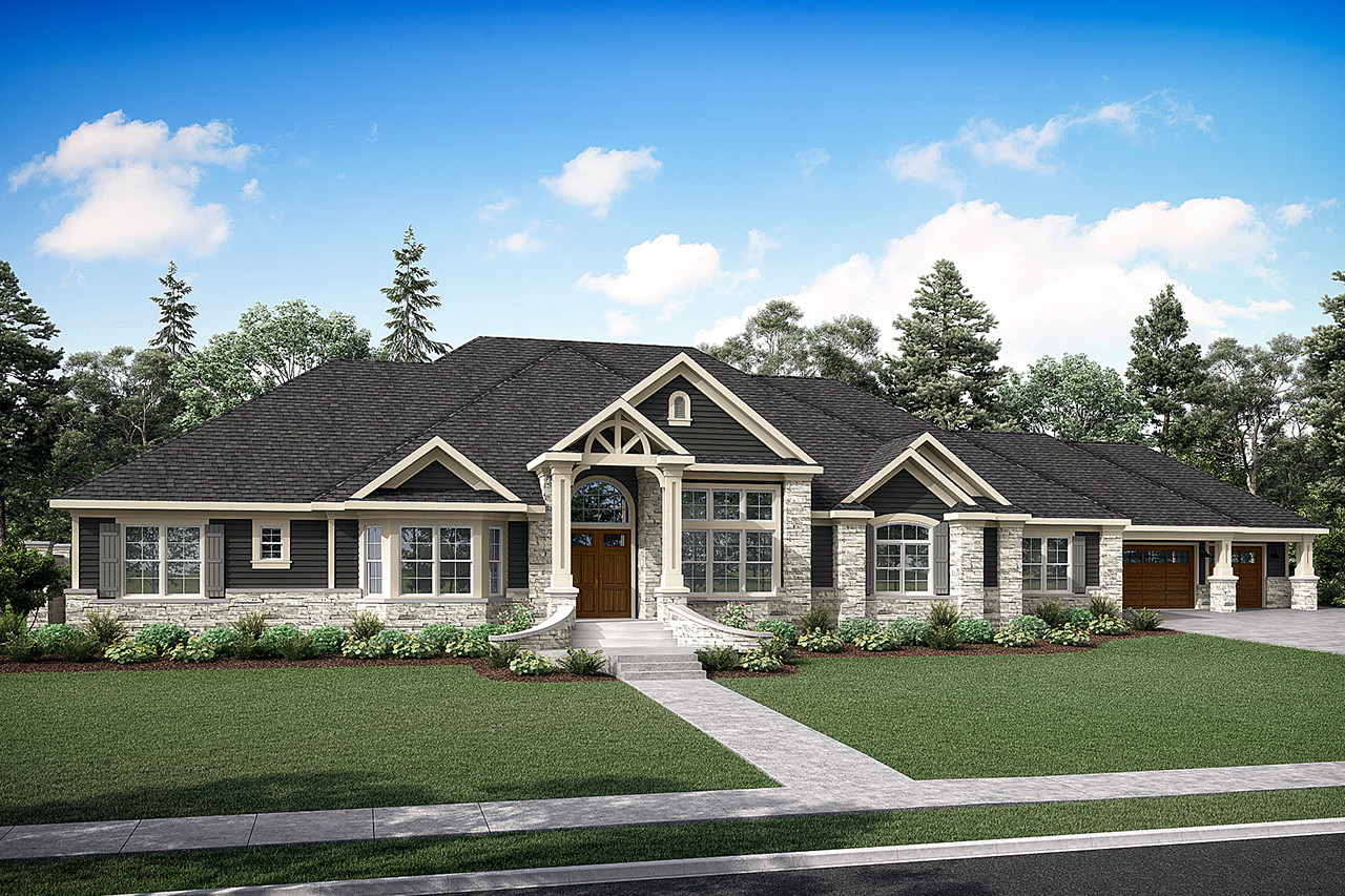 luxury home floor plans single story