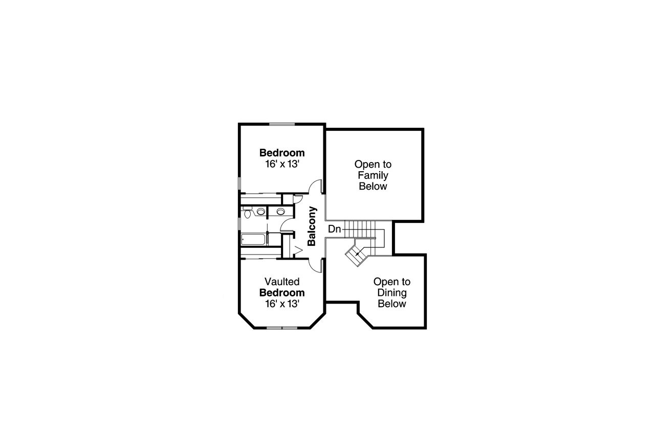 Secondary Image - Southwest House Plan - Artesia 10-168 - 2nd Floor Plan 