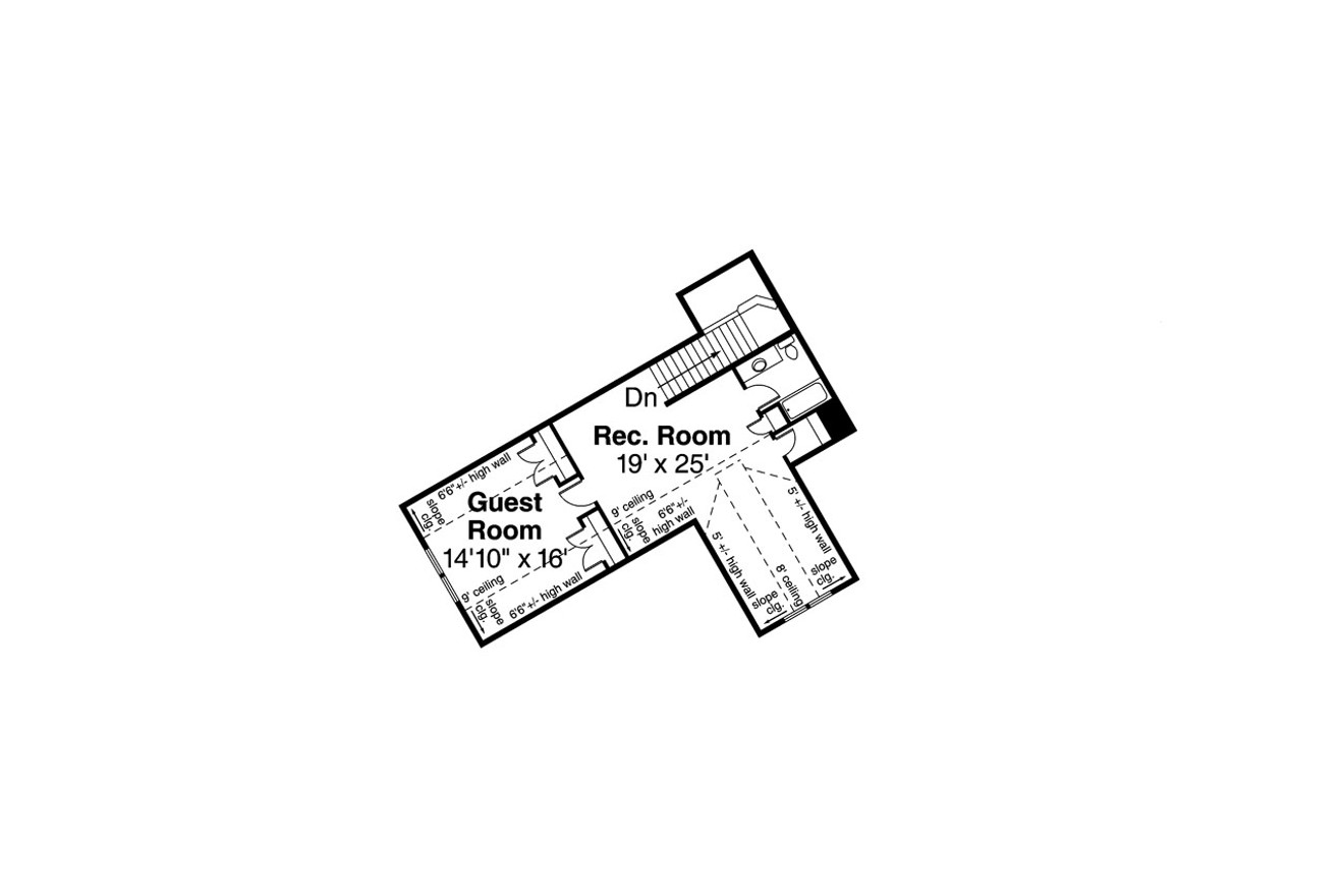 Secondary Image - Lodge Style House Plan - Silverton 30-757 - 2nd Floor Plan 