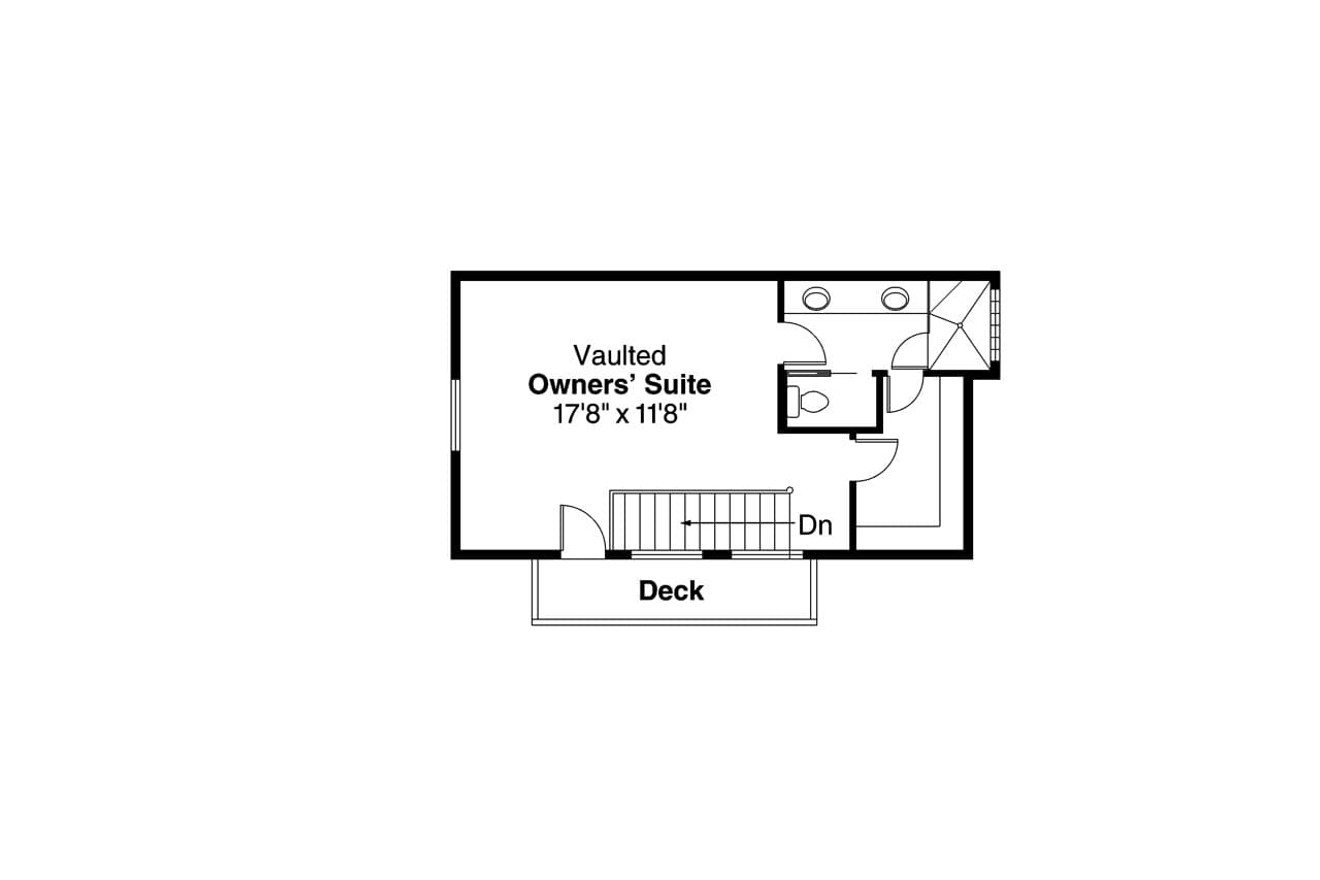 Secondary Image - Craftsman House Plan - Elsberry 30-265 - 2nd Floor Plan 
