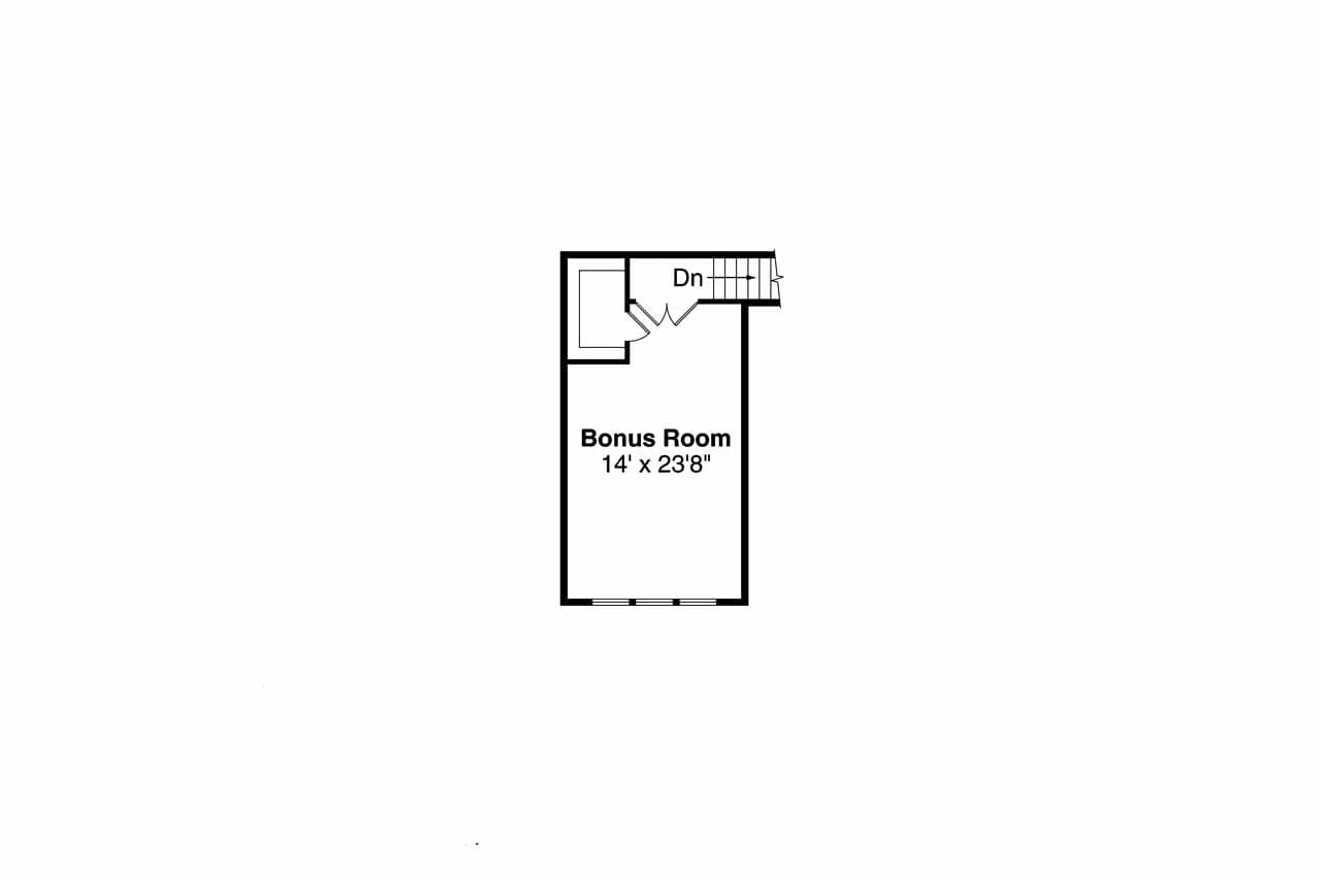 Secondary Image - Cottage House Plan - Gladstone 30-786 - 2nd Floor Plan 