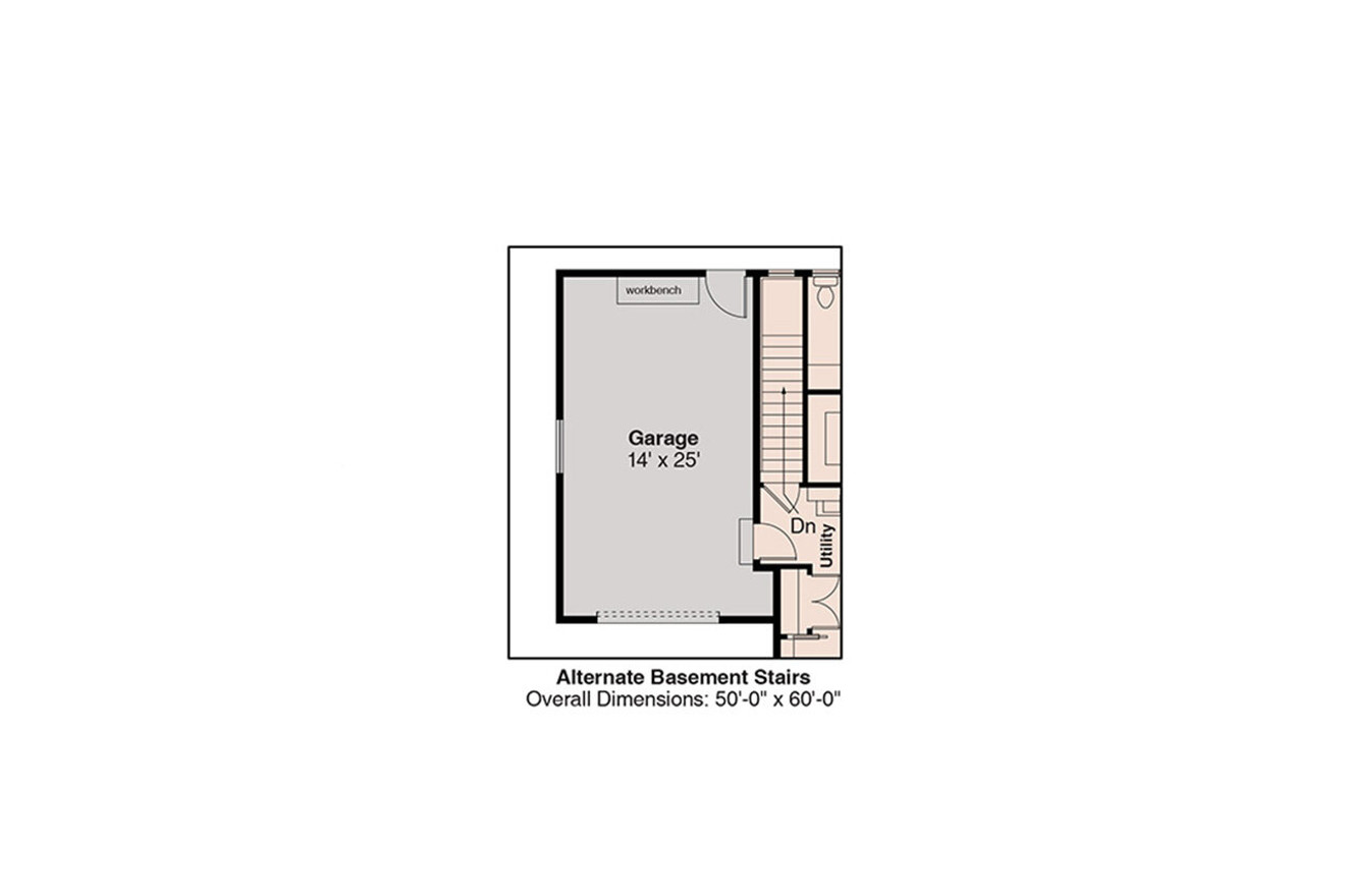 Cottage House Plan - Branell 30-485 - Optional Floor Plan 