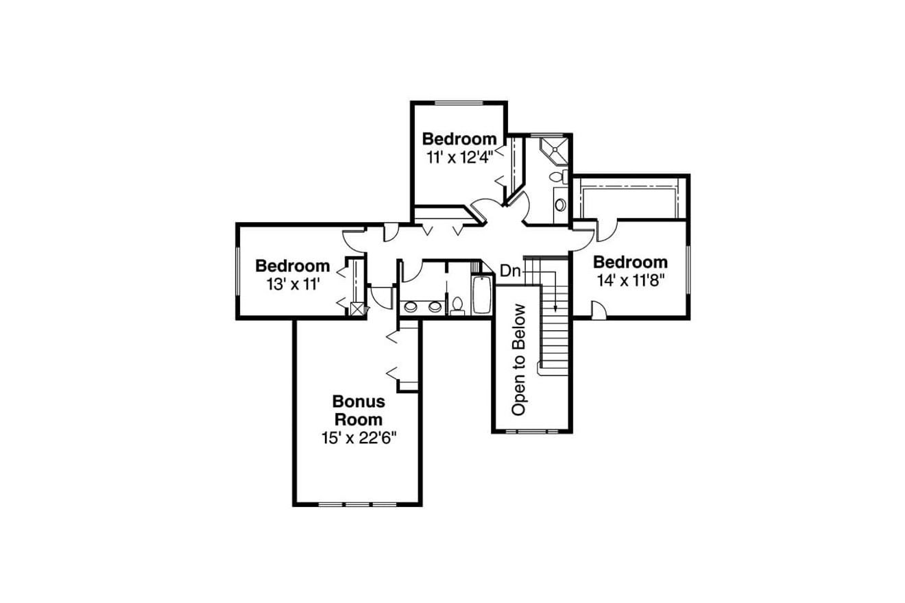Secondary Image - European House Plan - Tamarack 30-426 - 2nd Floor Plan 