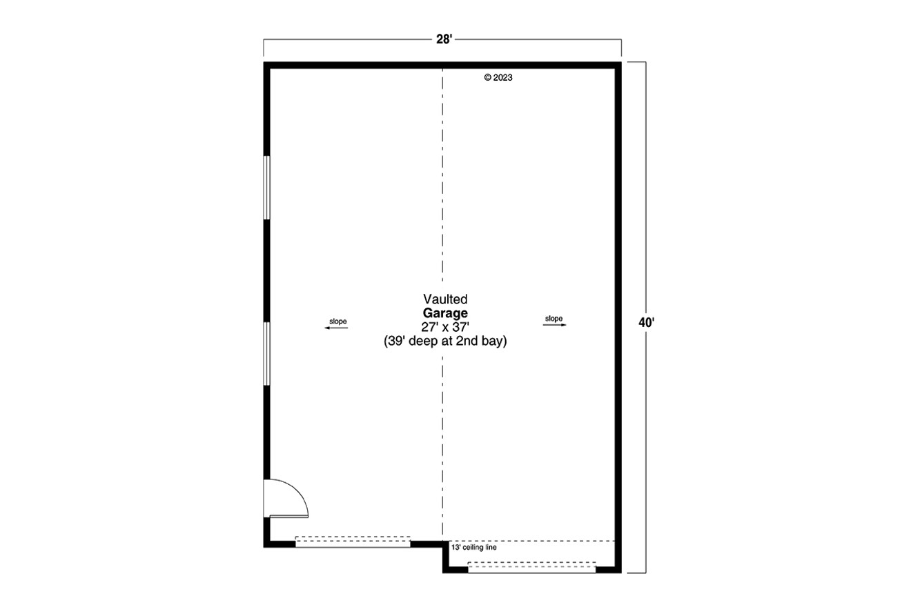 Country House Plan - 20-462 - 1st Floor Plan 