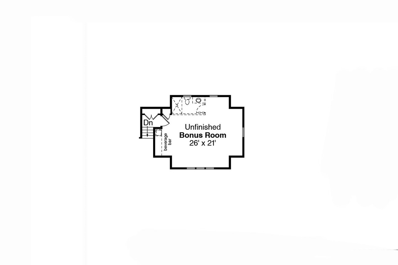 Craftsman House Plan - Heartfall 10-620 - 2nd Floor Plan 