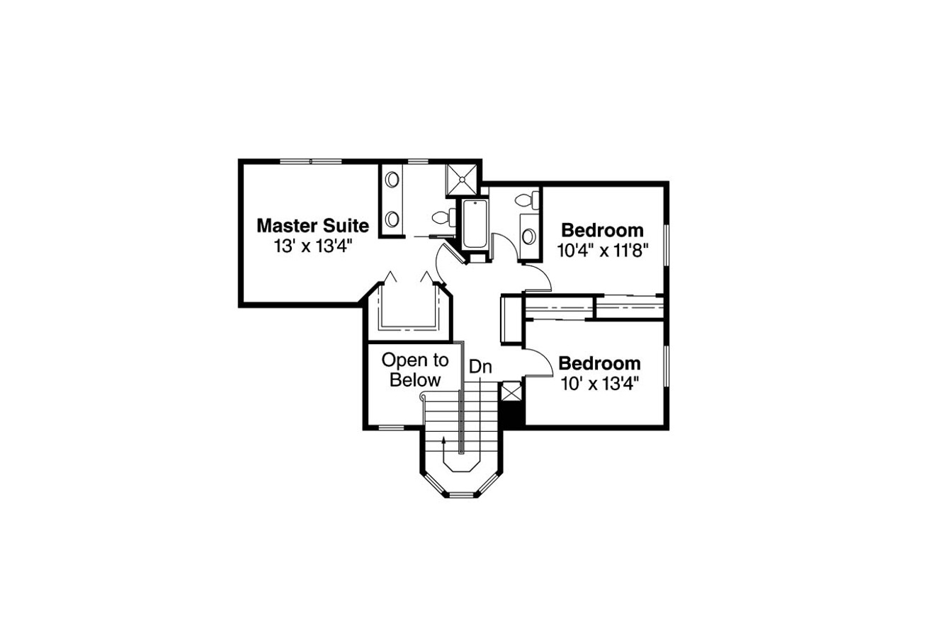 Secondary Image - Spanish House Plan - Villa Real 11-067 - 2nd Floor Plan 