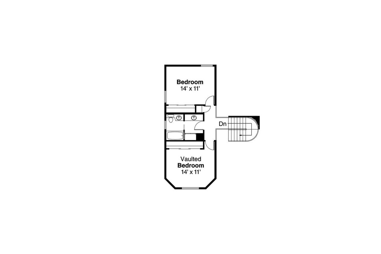 Secondary Image - Country House Plan - Freemont 10-006 - 2nd Floor Plan 