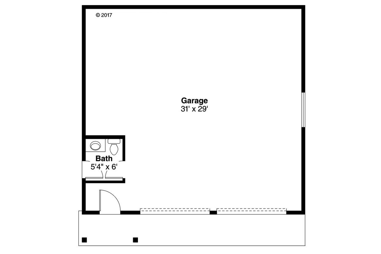 Cottage House Plan - 20-222 - 1st Floor Plan 