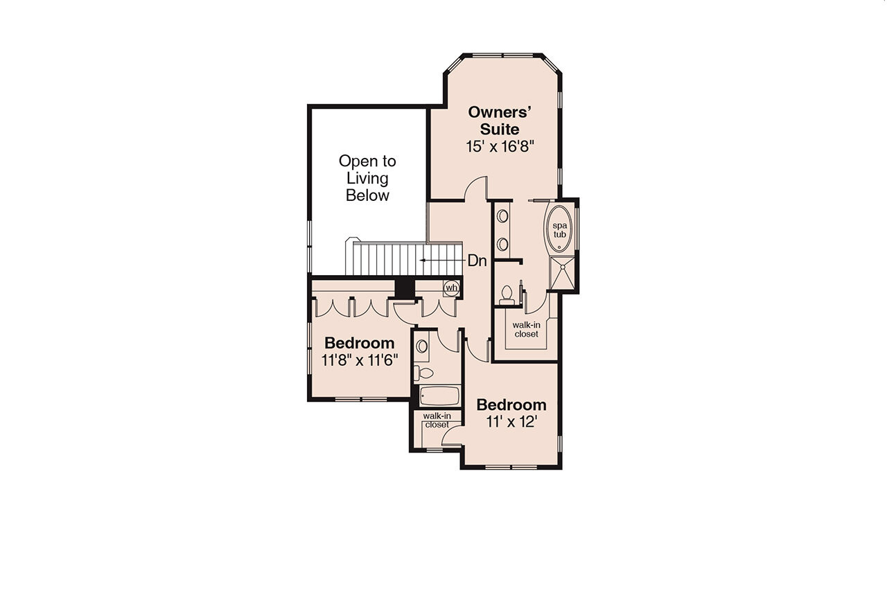 Craftsman House Plan - Mapleton 30-506 - 2nd Floor Plan 