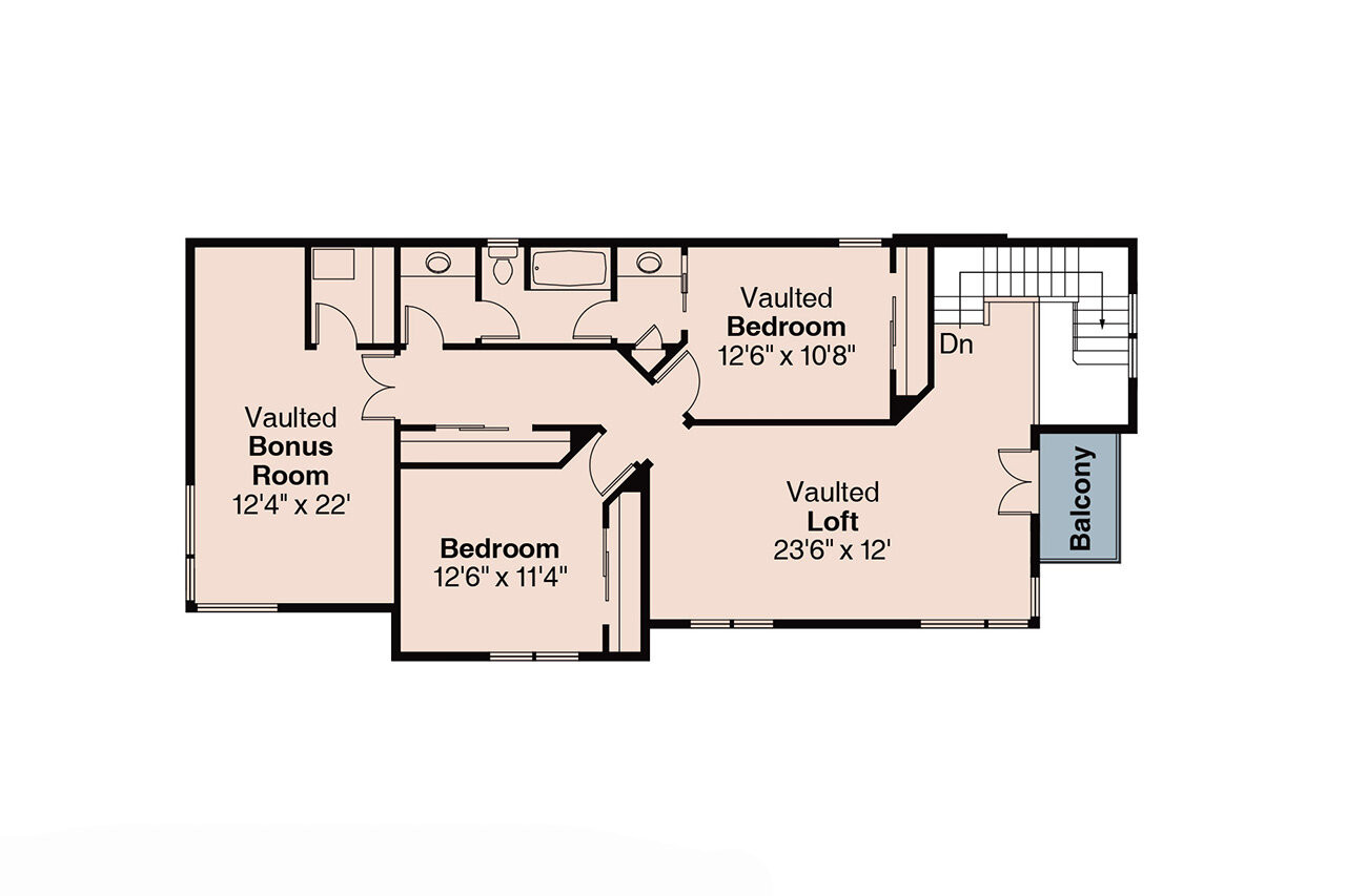 Secondary Image - Contemporary House Plan - Parkview 30-905 - 2nd Floor Plan 