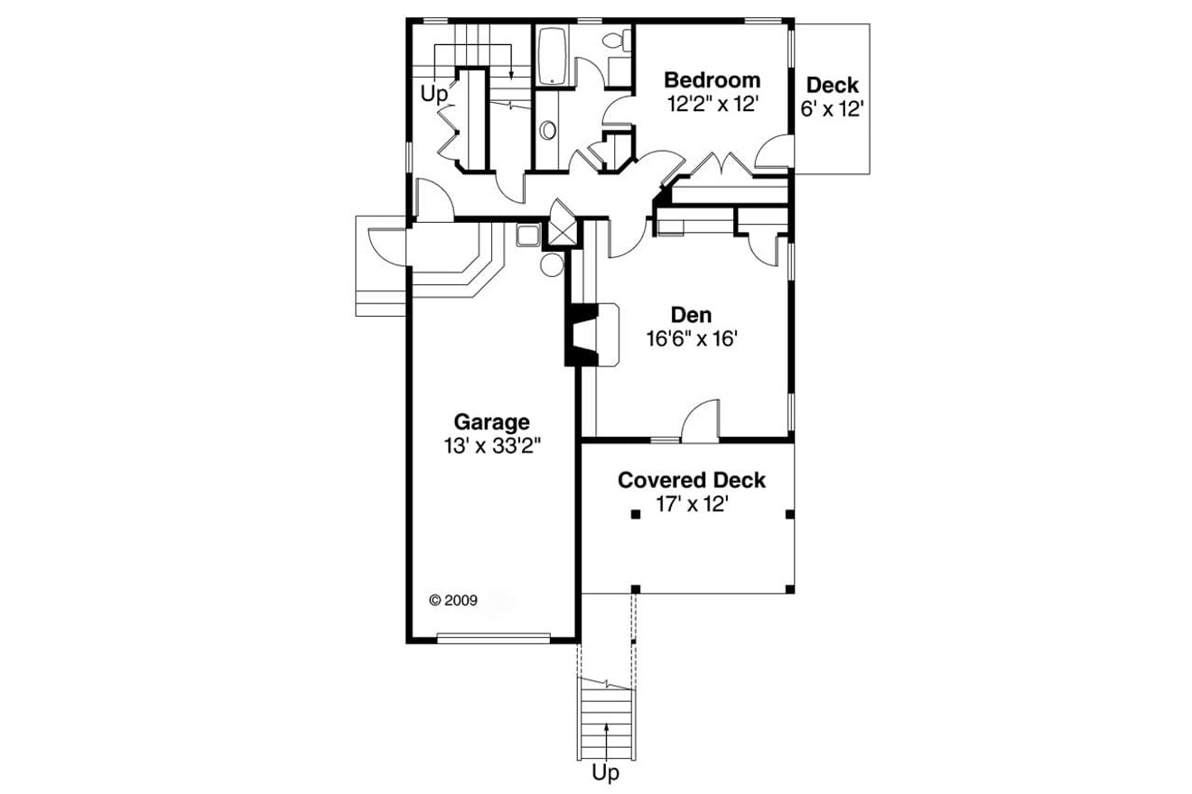 Secondary Image - Contemporary House Plan - Glenview 30-687 - 2nd Floor Plan 