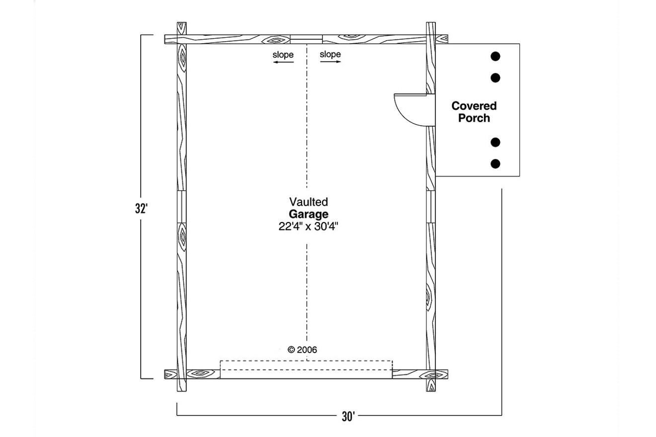 A-Frame House Plan - Chinook 30-011 - Other Floor Plan 