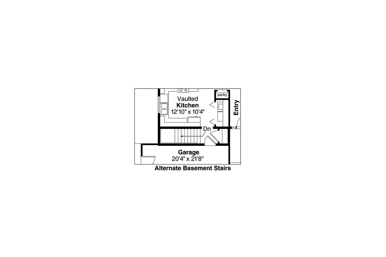Ranch House Plan - Copperfield 30-801 - Optional Floor Plan 